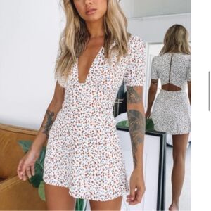 Beginning Boutique White Mini Dress